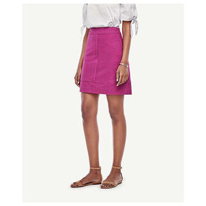 Ann Taylor Cotton Skirt Pink Spring Summer